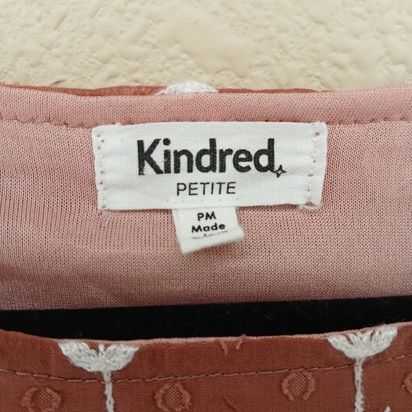 Anthropologie Kindred Womens Blouse Size PM Petite - Picture 3 of 8